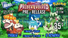 Paldea Evolved Pre-Release --- 27 mai @ 11h